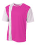 A4 Youth Legend Soccer Jersey (NB3016), Color 'Fuschia / White'